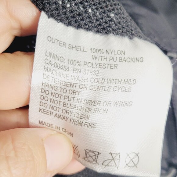 Viking Women's Black Windigo Waterproof Zip-Up Windbreaker Rain Jacket Size S - Picture 13 of 16